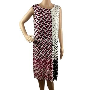 Donna Morgan A Pea in the Pod Maternity Dress Size L Multicolor Print